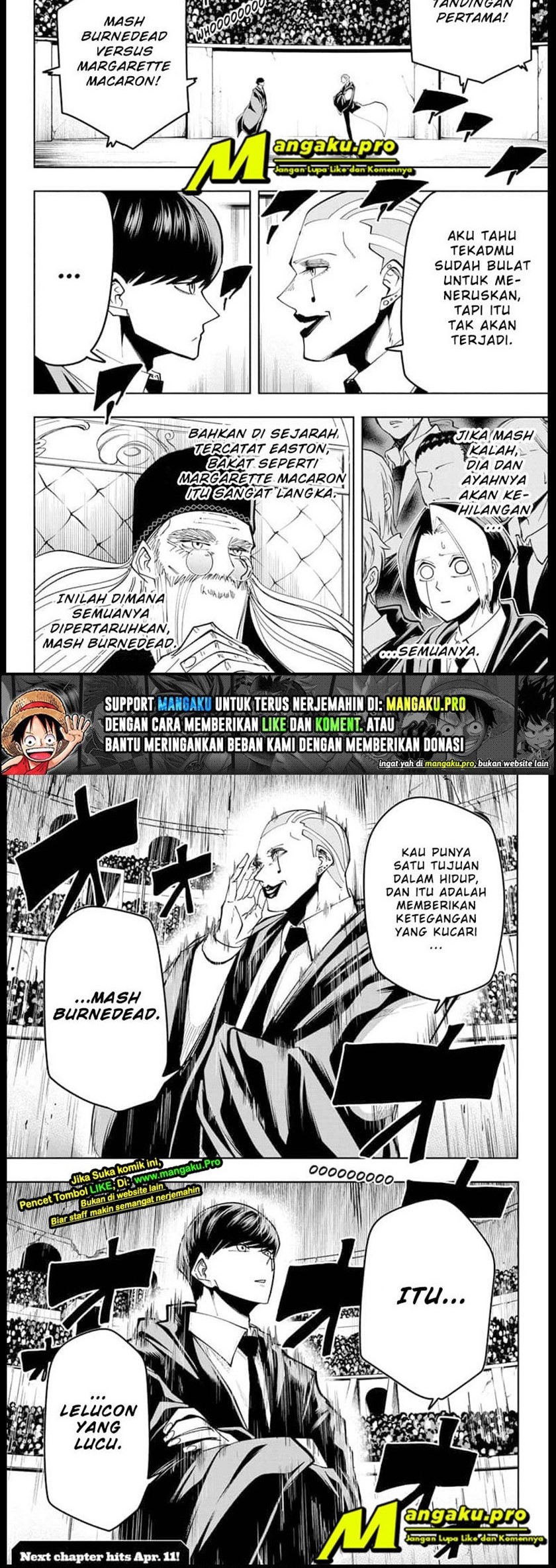 Mashle Magic and Muscles Chapter 57 Bahasa Indonesia